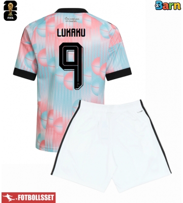 Belgien Romelu Lukaku #9 Bortatröja Barn VM 2026 Kortärmad (+ Korta byxor)